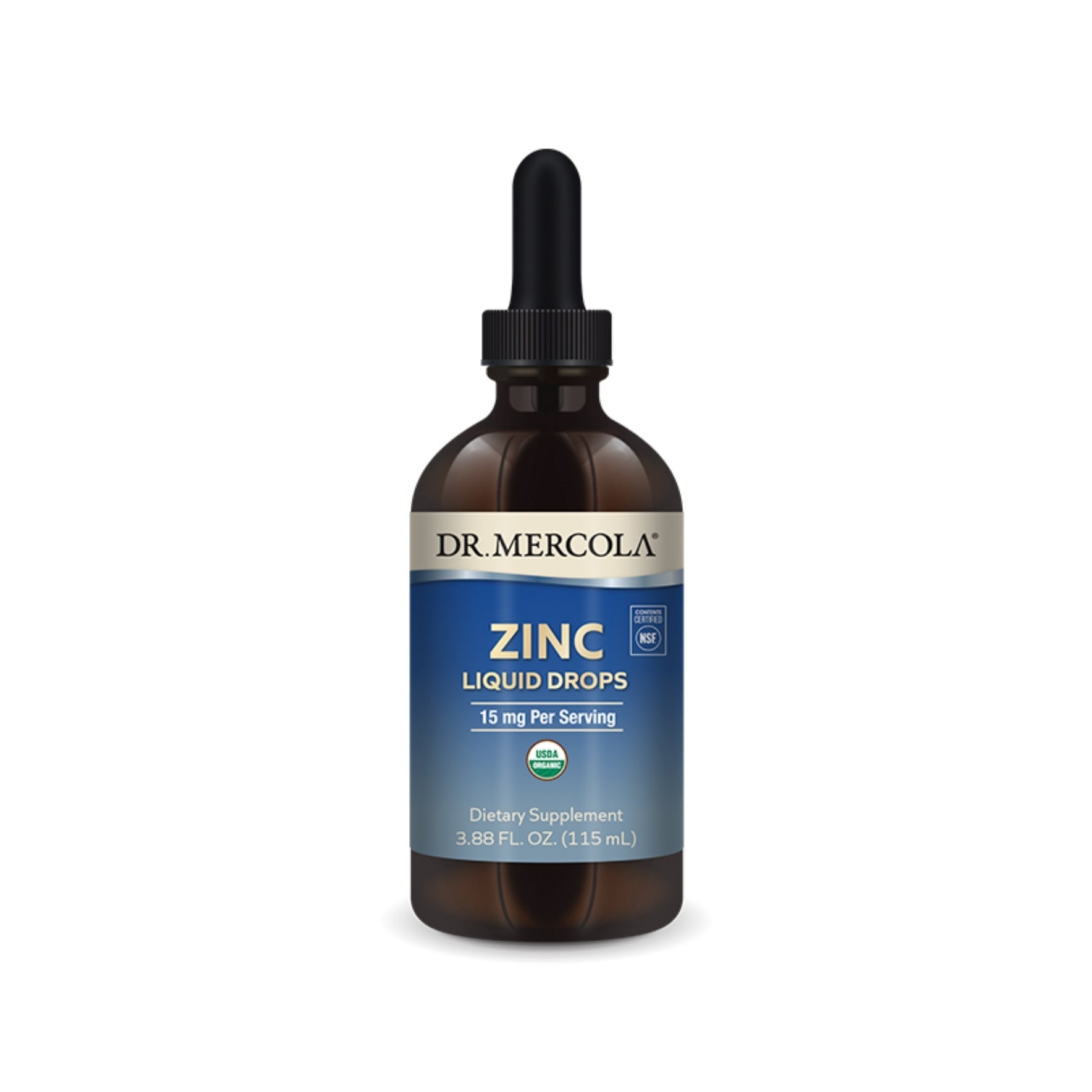 Dr. Mercola Zinc Liquid Drops 3 Fl. Oz.