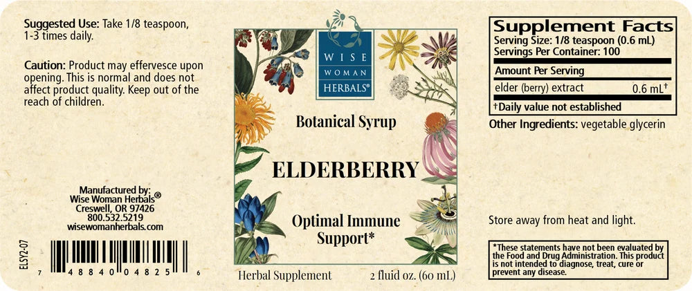 Elderberry Syrup (Immune & Respiratory)
