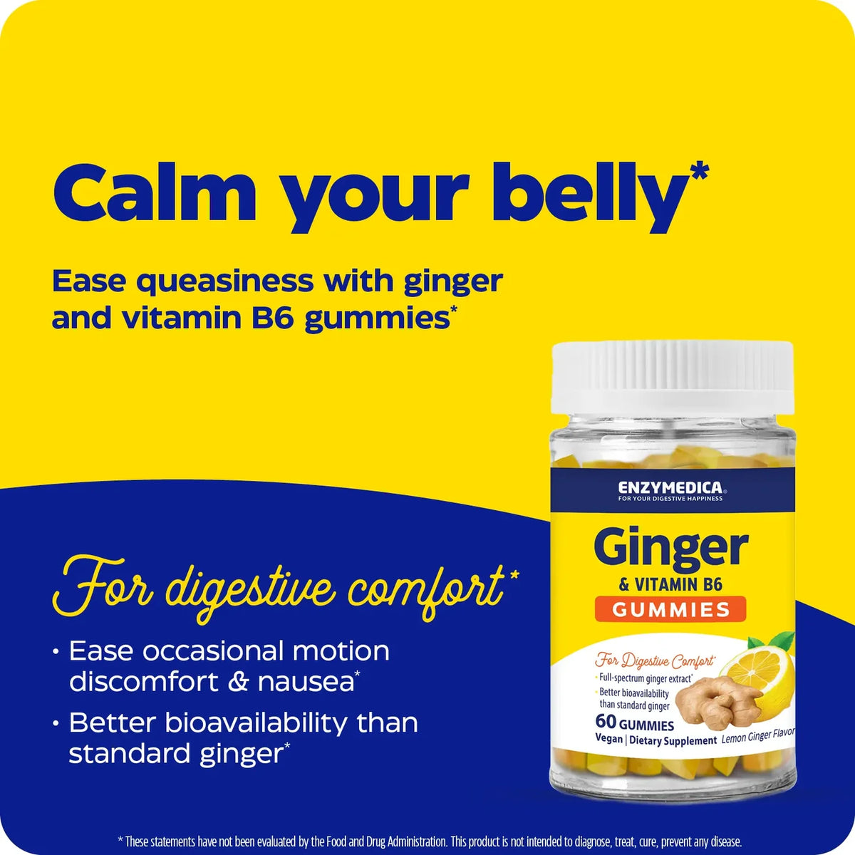 Enzyme Science Ginger & Vitamin B6 Gummies