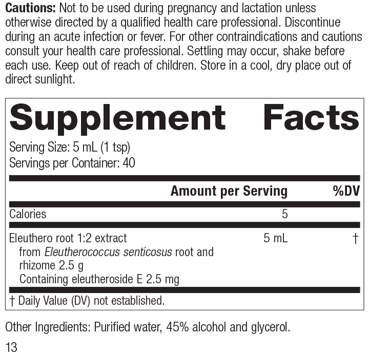 MediHerb - Eleuthero 1:2