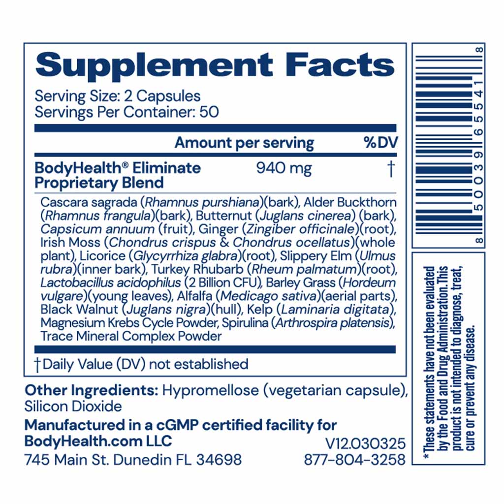 BODY HEALTH Eliminate