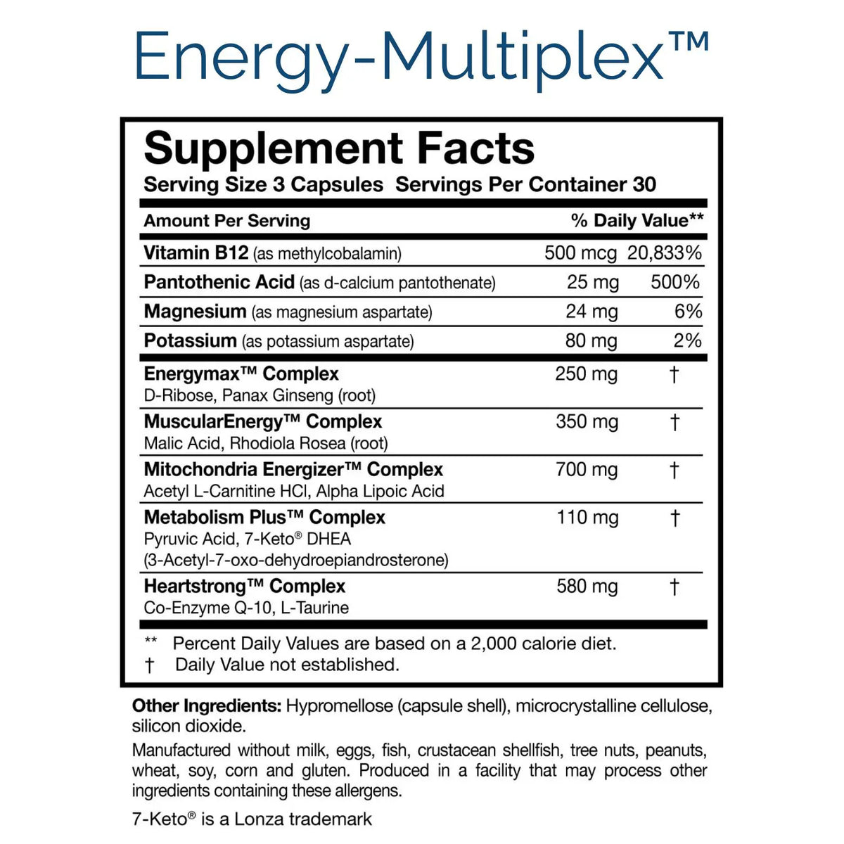 Researched Nutritionals Optimized Energy Duo™