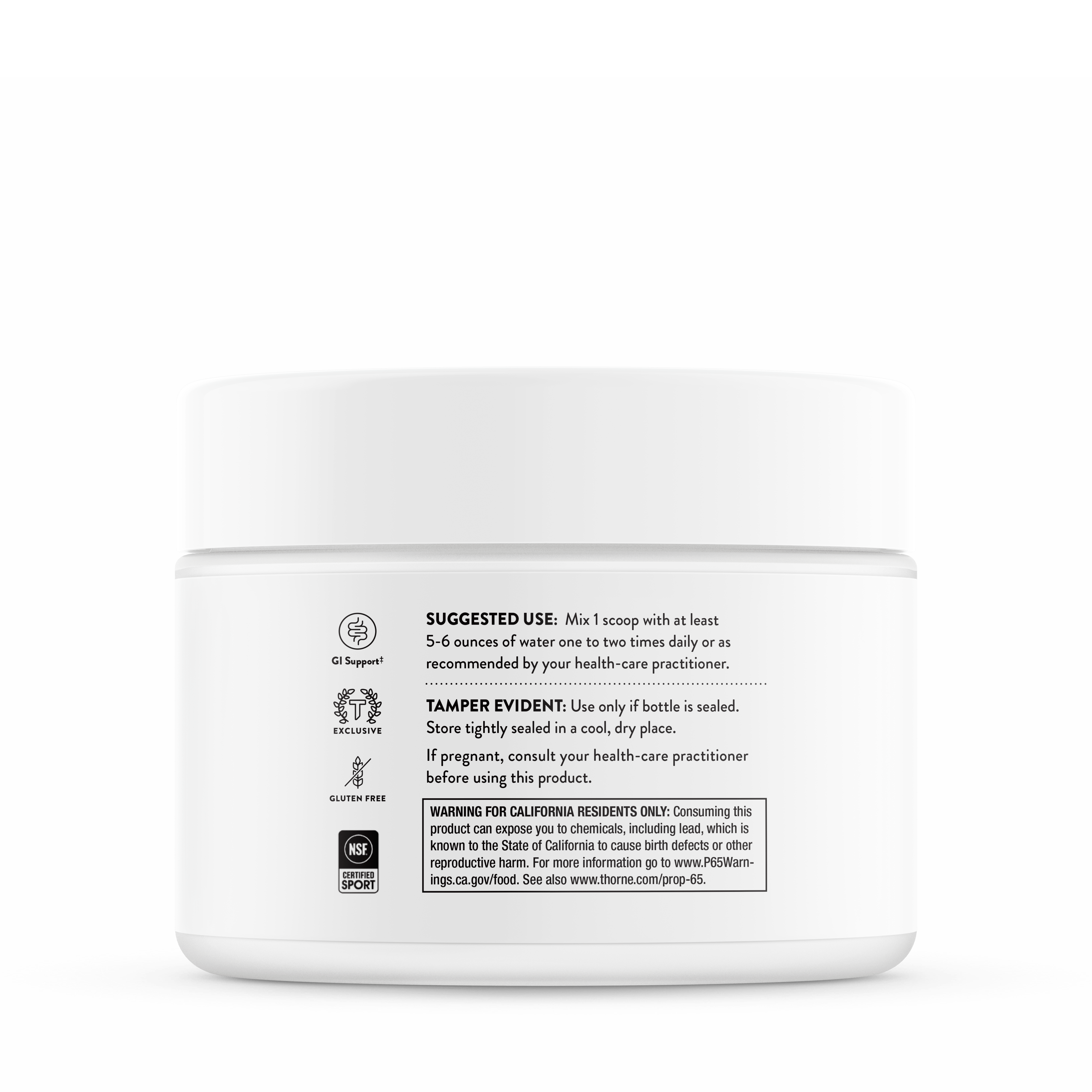 THORNE EnteroMend Orange Vanilla