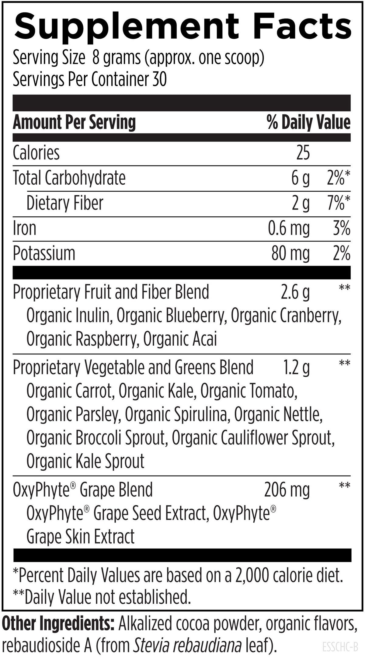 Designs for health EssentiaGreens and Reds™