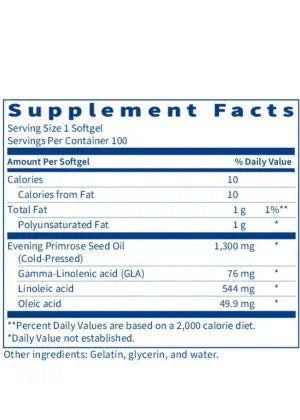 SFI HEALTH Evening Primrose Oil