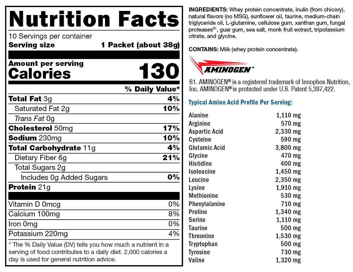 XYMOGEN FIT Lean Food Whey Vanilla Delight 10 Servings