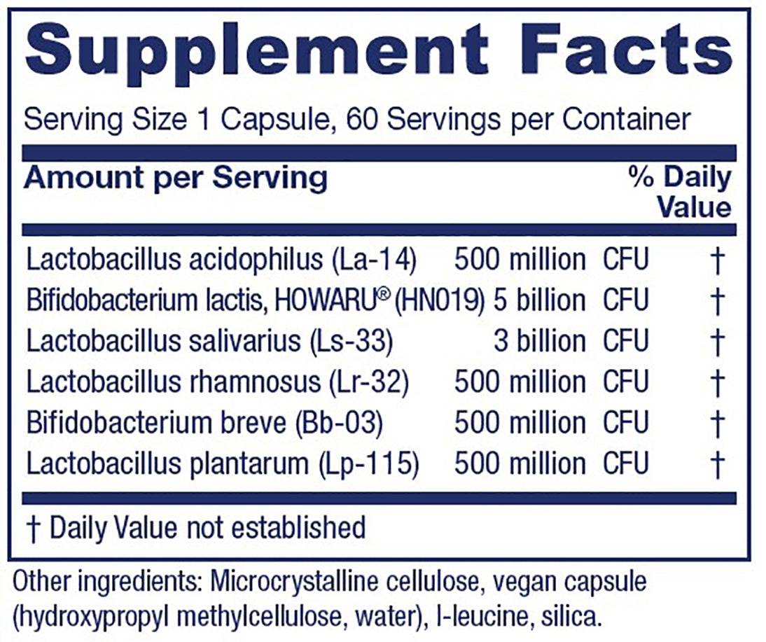 Flora Symmetry™ ~ Intestinal Probiotic Support ~ 60