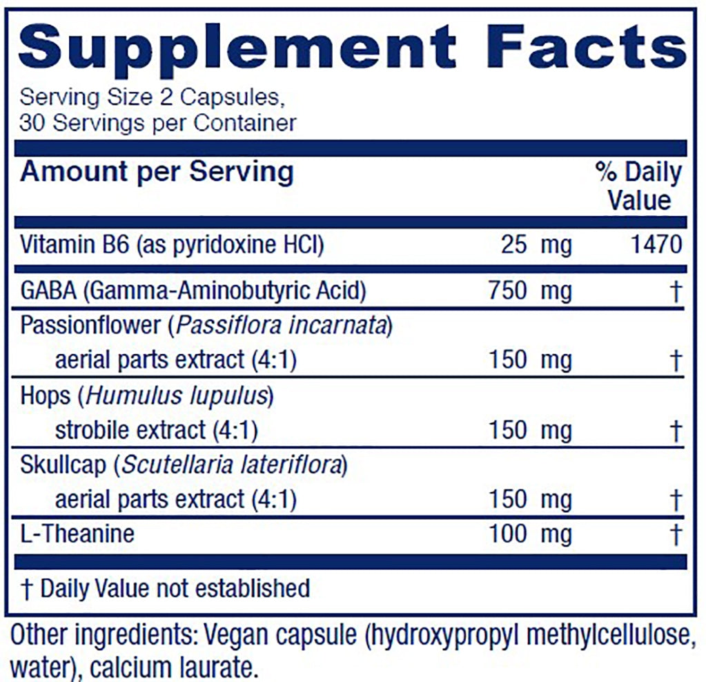GABA Ease™ ~ Calming Support 15 Capsules