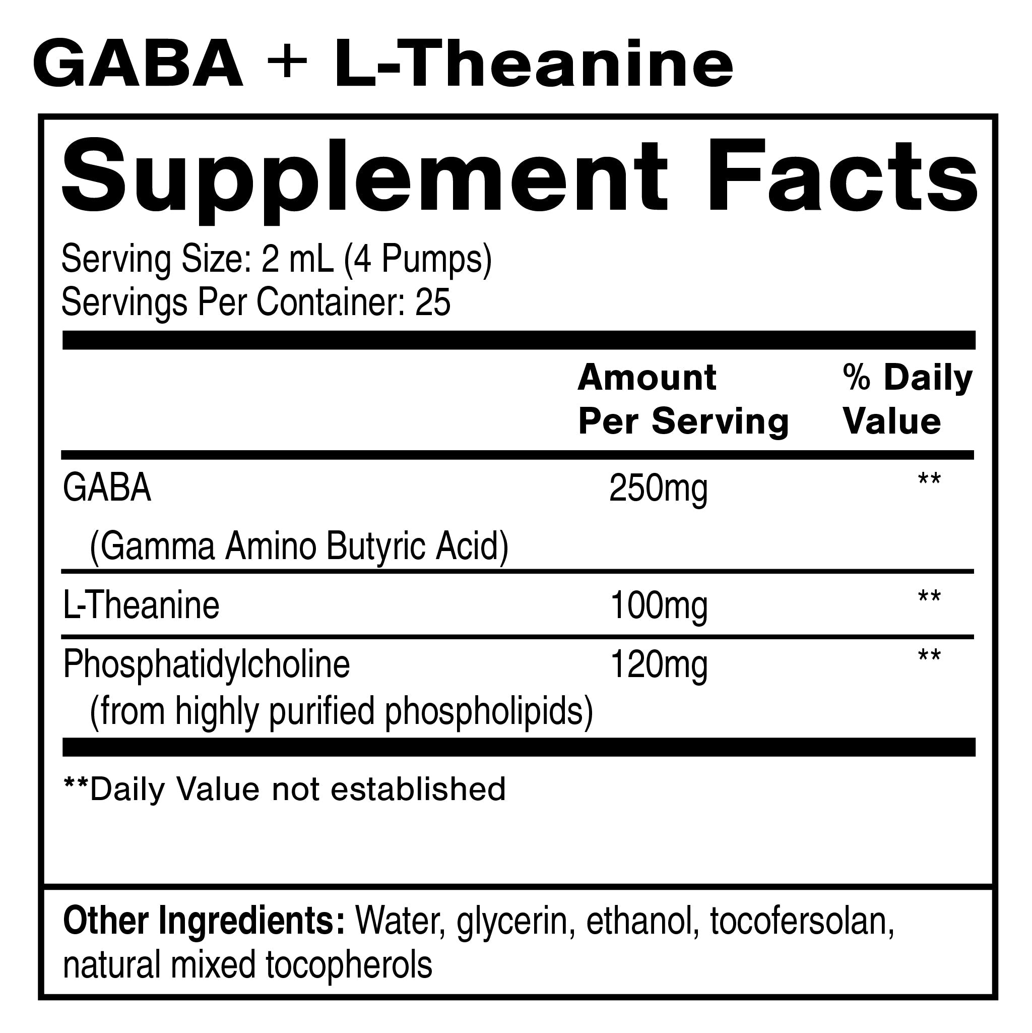 QUICKSILVER GABA + L-Theanine  1.7 fl oz
