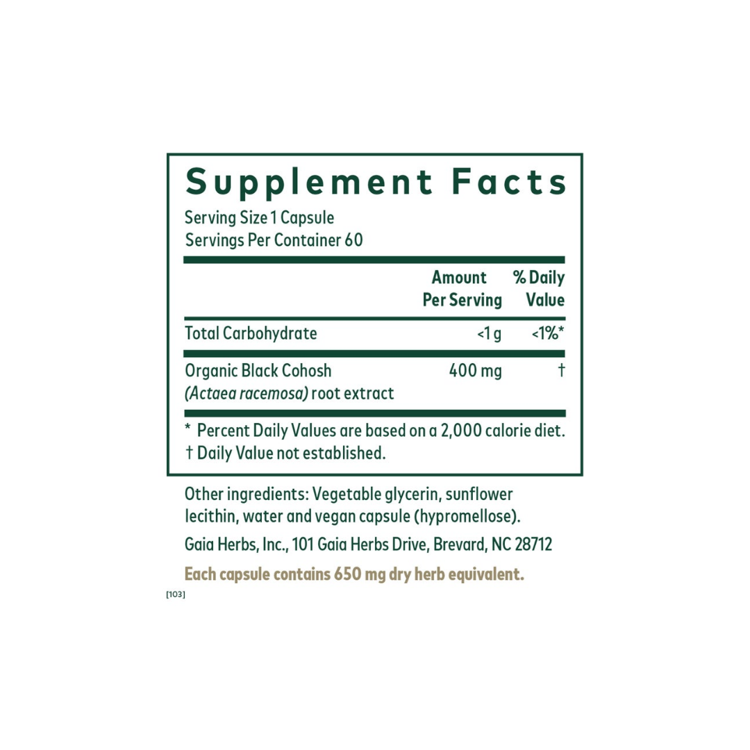 Gaia Herbs Herbs Black Cohosh PRO