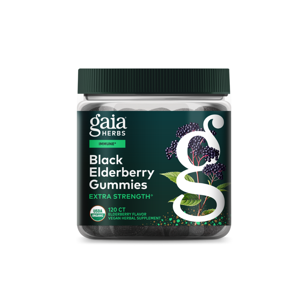 Gaia Herbs Herbs Black Elderberry Extra Strength Gummies