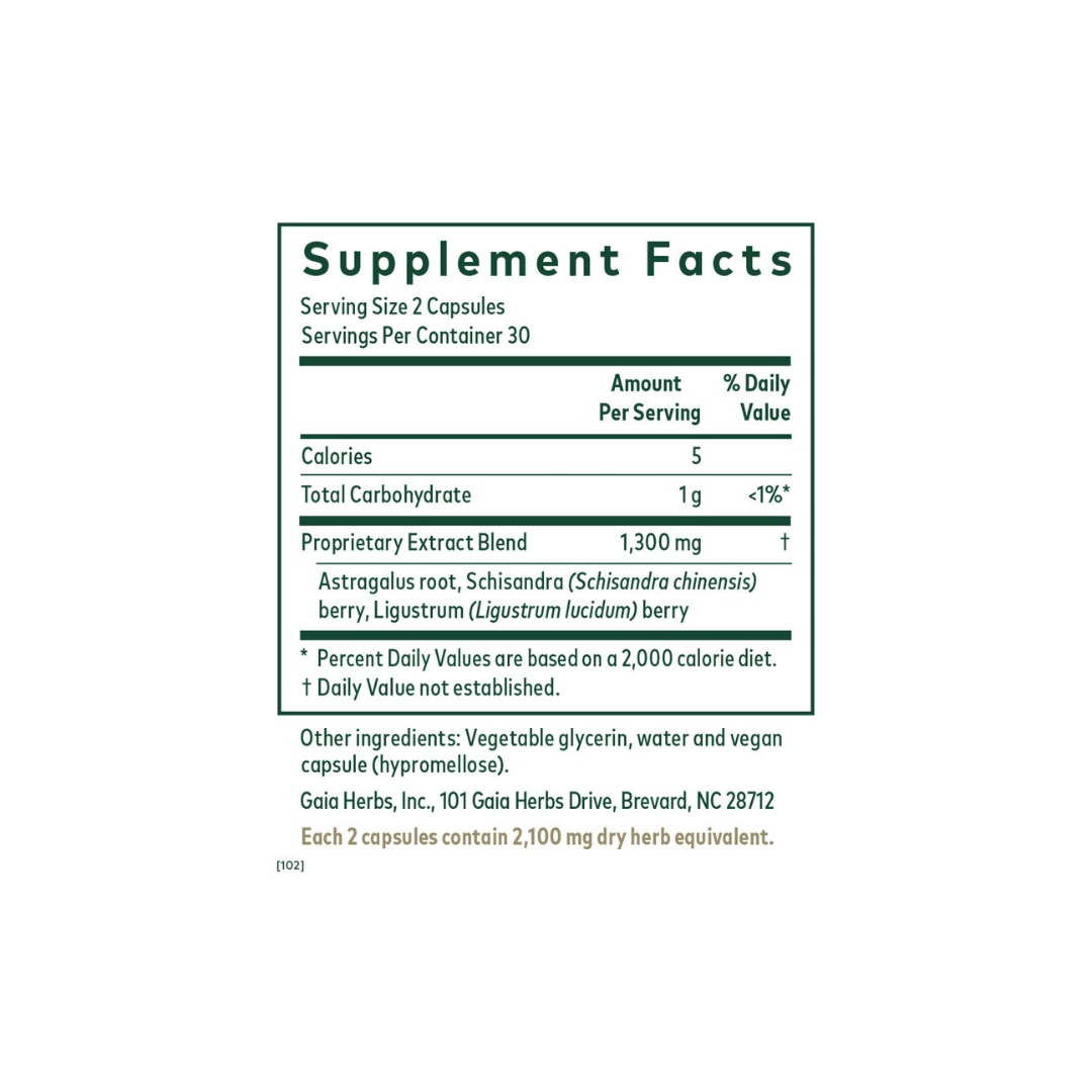 Gaia Herbs 3-in-1 Immune Formula - 60 ct