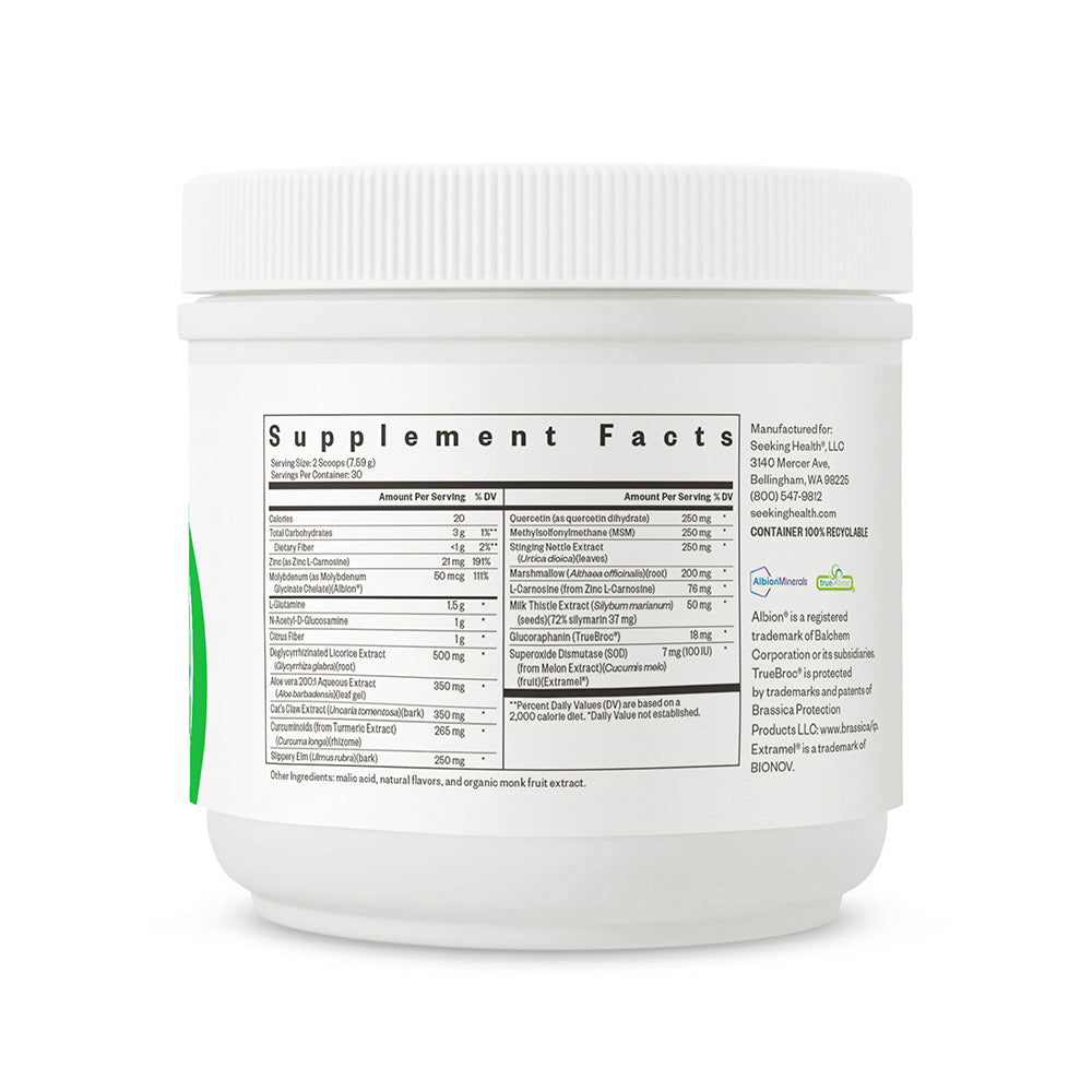 SEEKING HEALTH Gut Nutrients Powder