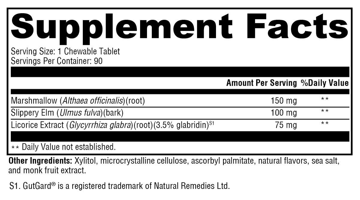 XYMOGEN GI Soothe Chocolate 90 Tablets