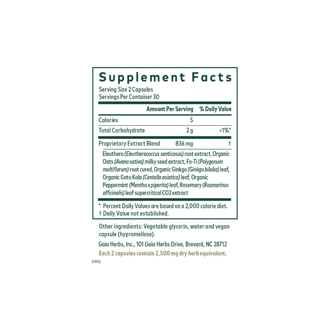 Gaia Herbs Herbs Cognitive Formula