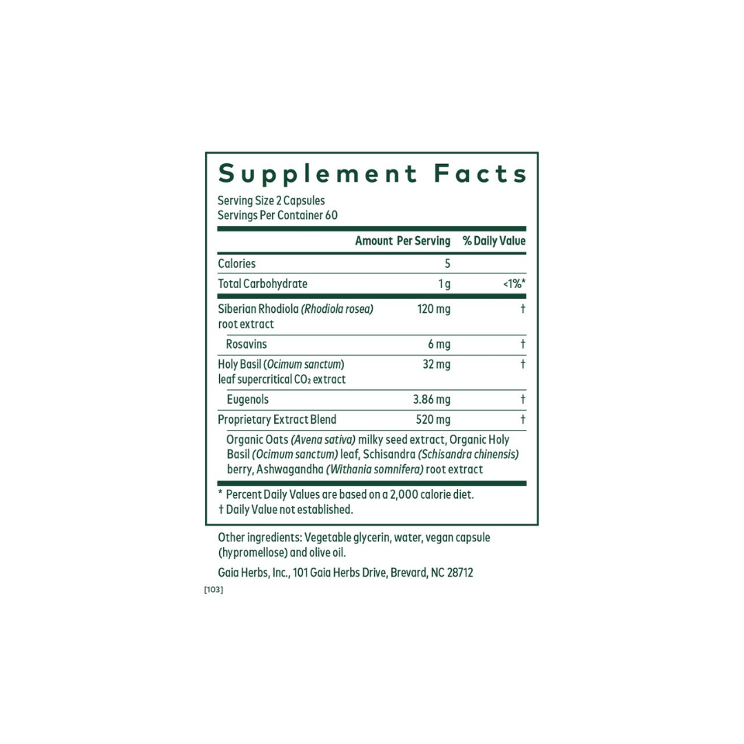 Gaia Herbs Herbs Daytime HPA