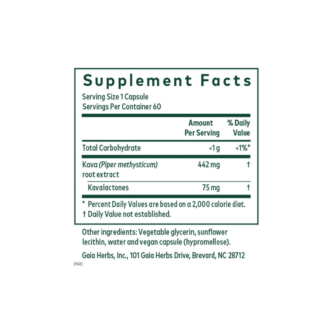 Gaia Herbs Kava 75