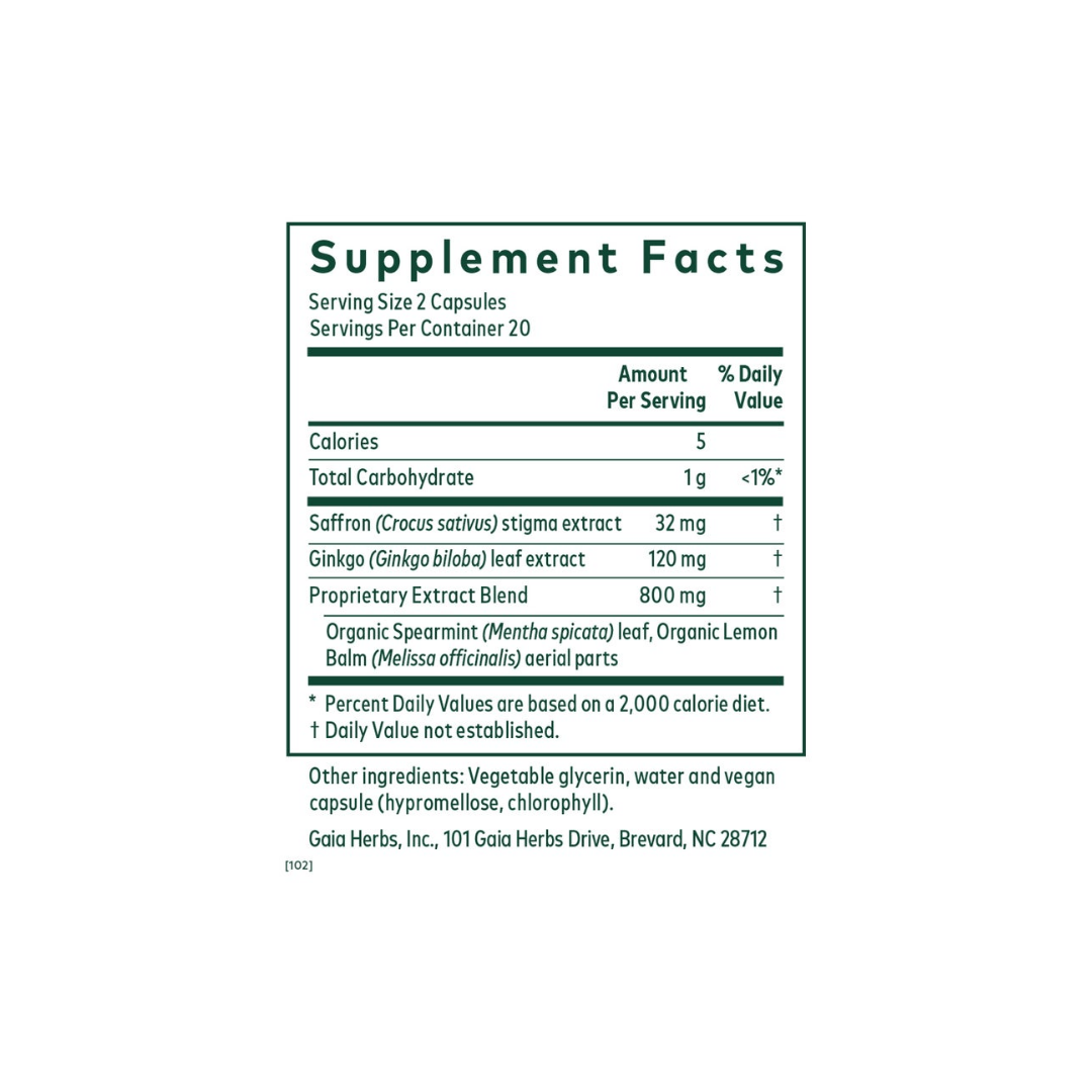 Gaia Herbs Nootropic Focus