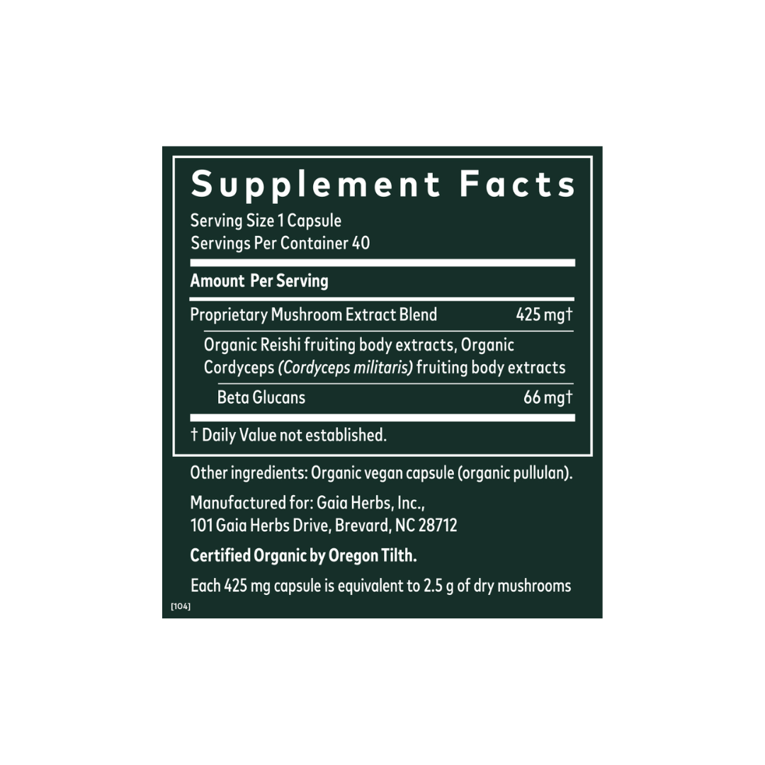 Gaia Herbs Respiratory Mushroom Blend