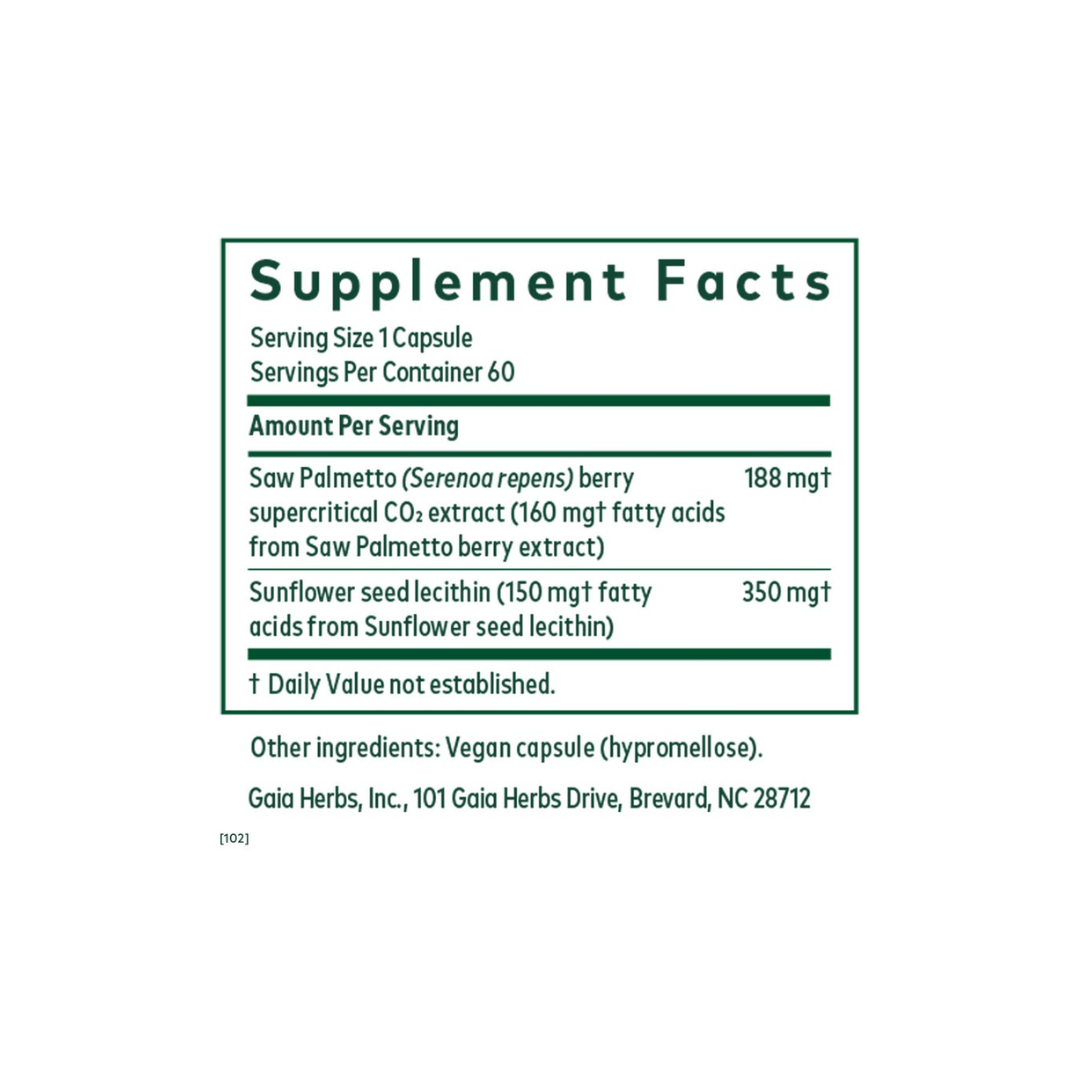 Gaia Herbs Saw Palmetto PRO