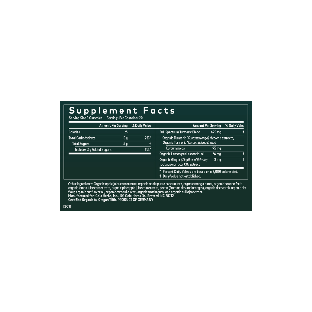 Gaia Herbs Turmeric Supreme® Extra Strength Gummies