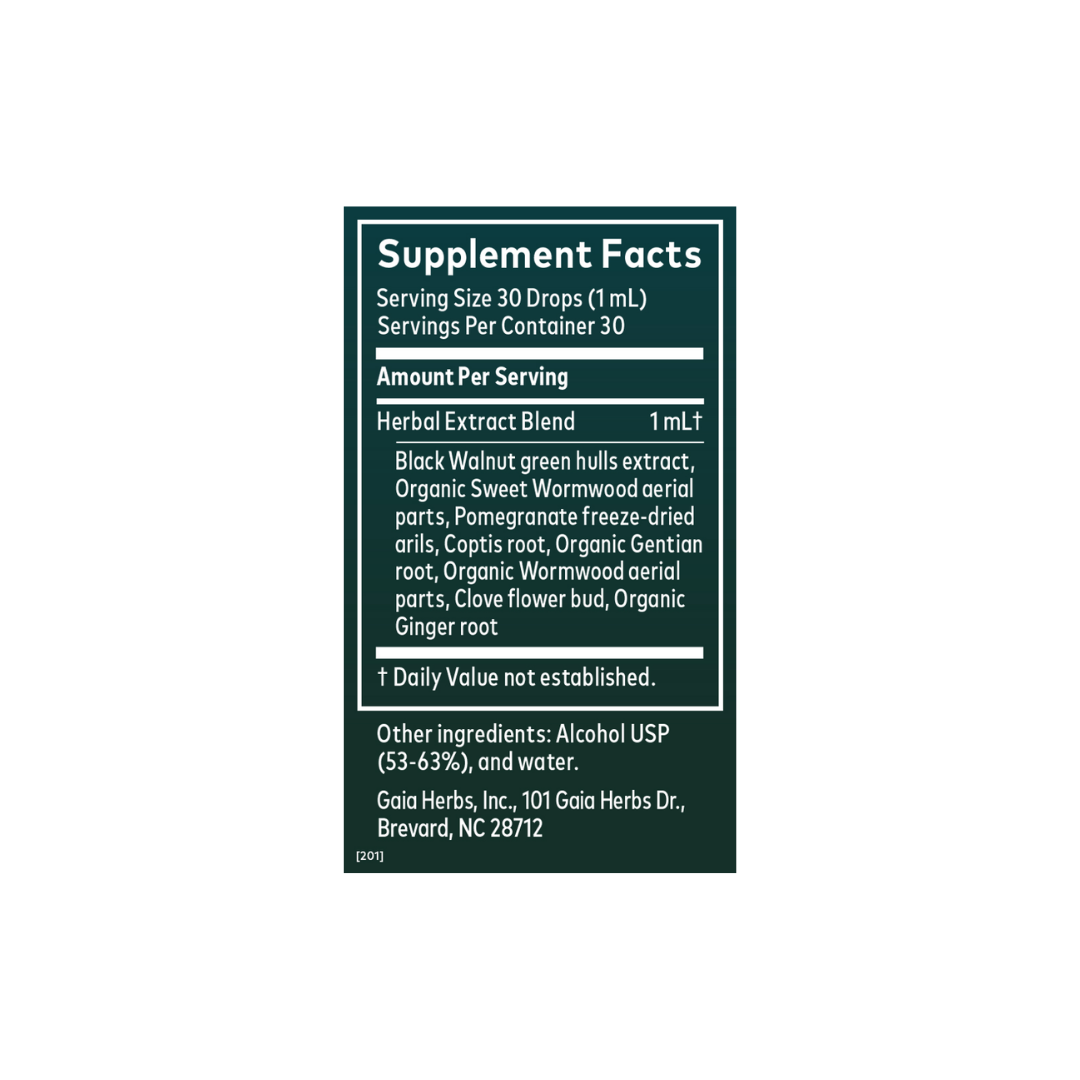 Gaia Herbs Wormwood Black Walnut Supreme