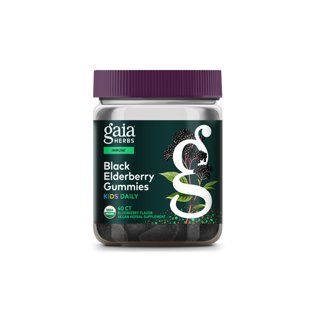 Gaia Herbs GaiaKids® Black Elderberry Kids Daily Gummies