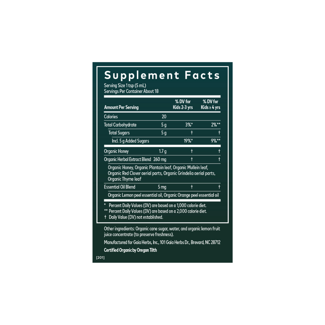 Gaia Herbs Kids® Bronchial Wellness Syrup