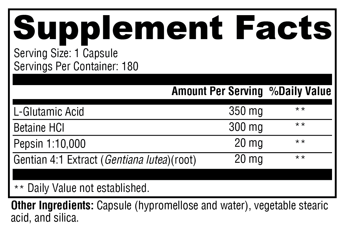 XYMOGEN GastrAcid™ 180 Capsules