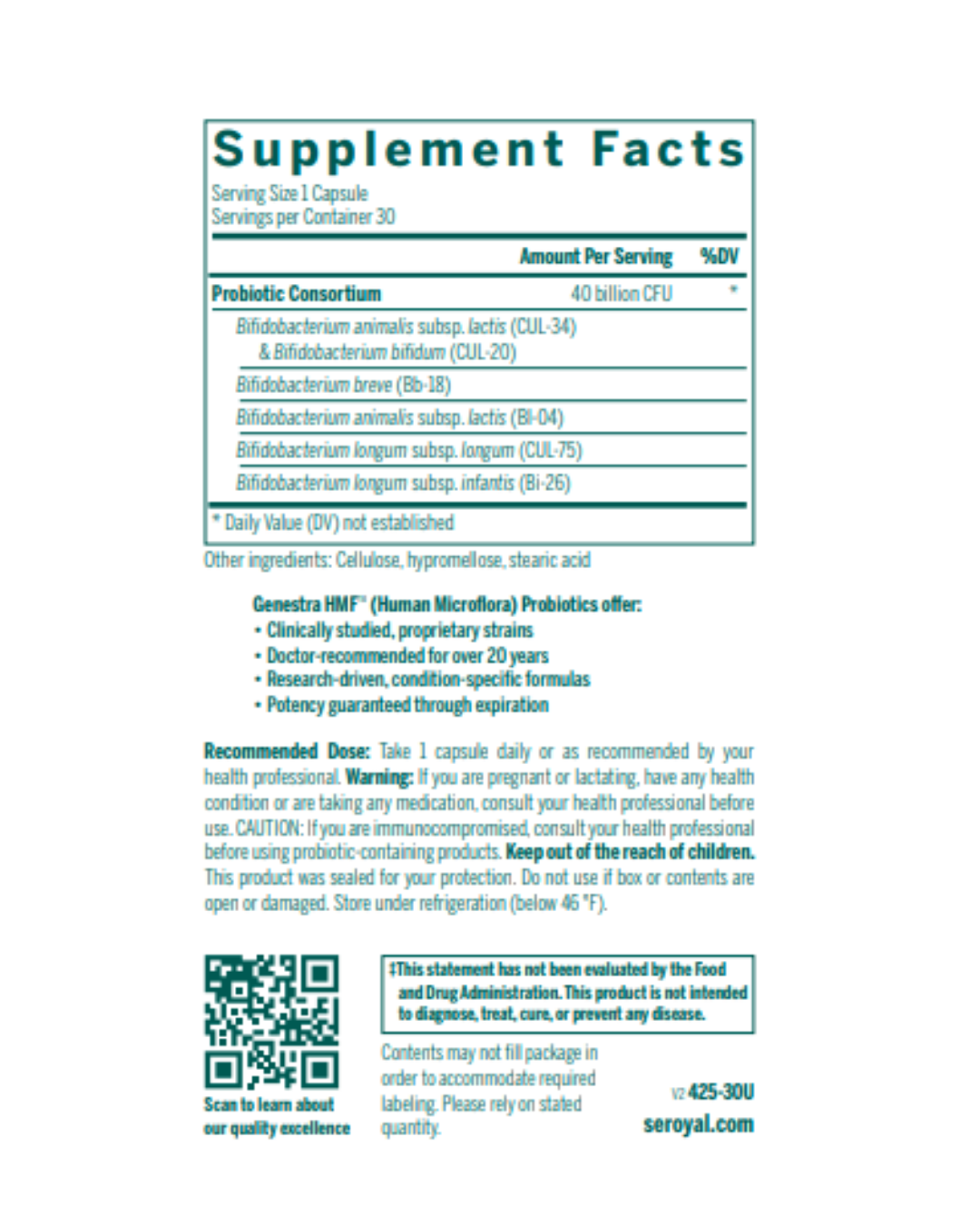 Genestra HMF Bifido Capsules