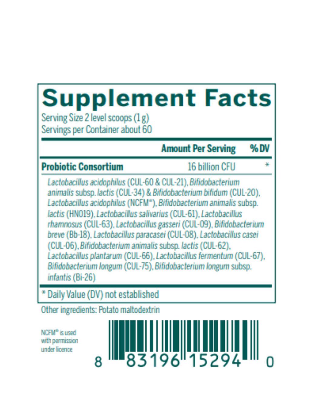 Genestra HMF Multi Strain Powder
