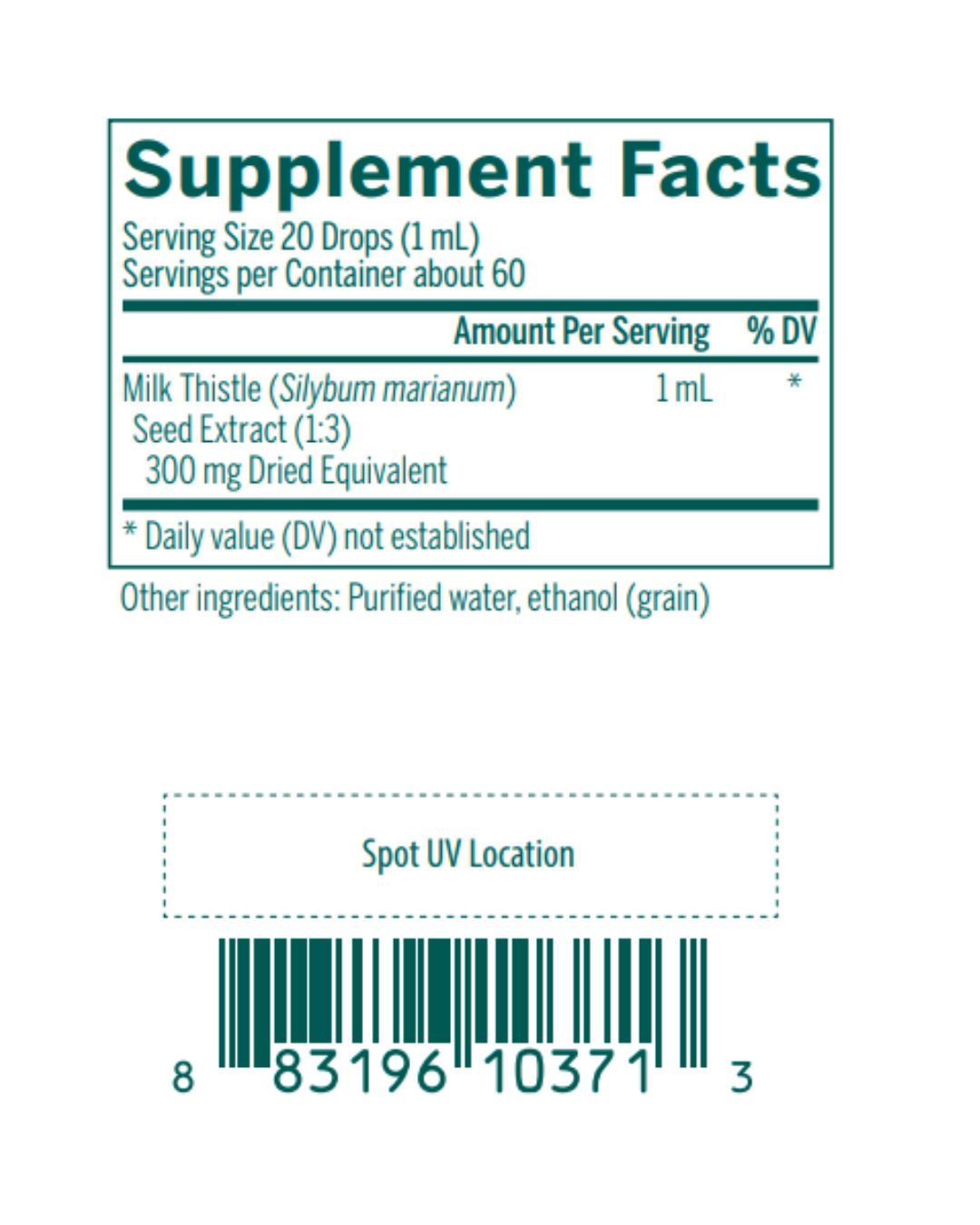 Genestra Milk Thistle Tincture