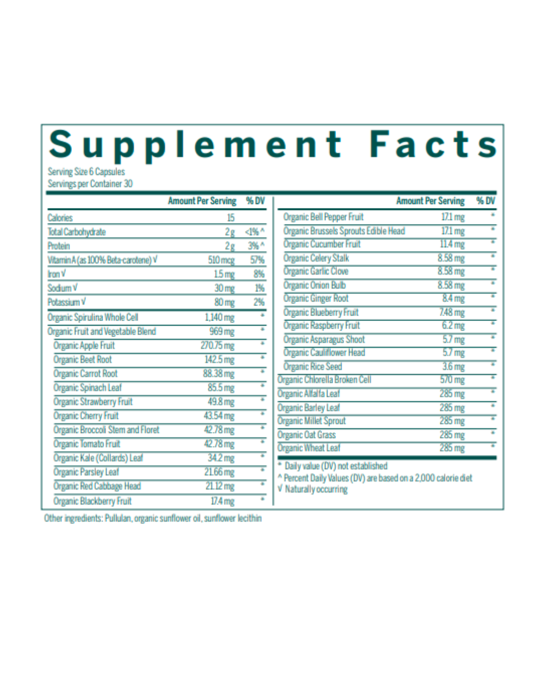 Genestra Phyto Greens Capsule