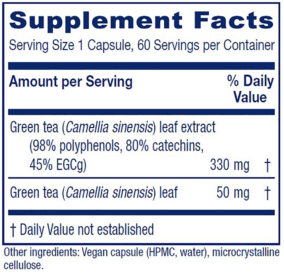 Green Tea ~ Green Tea Extract Plus ~ 60 capsules
