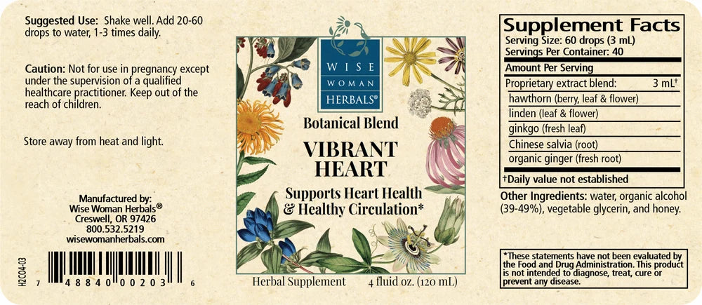 Vibrant Heart (Formerly Hawthorn & Linden Tonic)