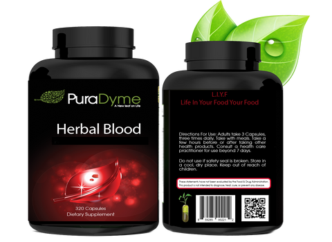 PURADYME  Herbal Blood 320 Caps