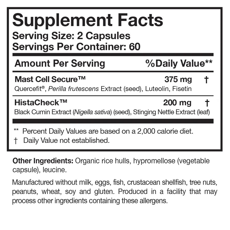 Researched Nutritionals HistaQuel®