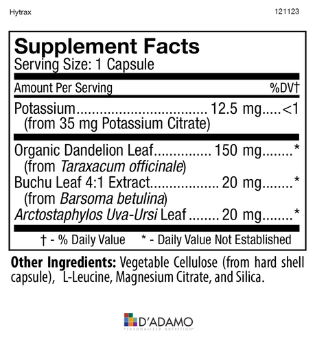 D’Adamo Personalized Nutrition® - Hytrax