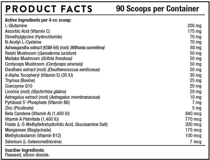 THORNE Immune Support Formula Powder