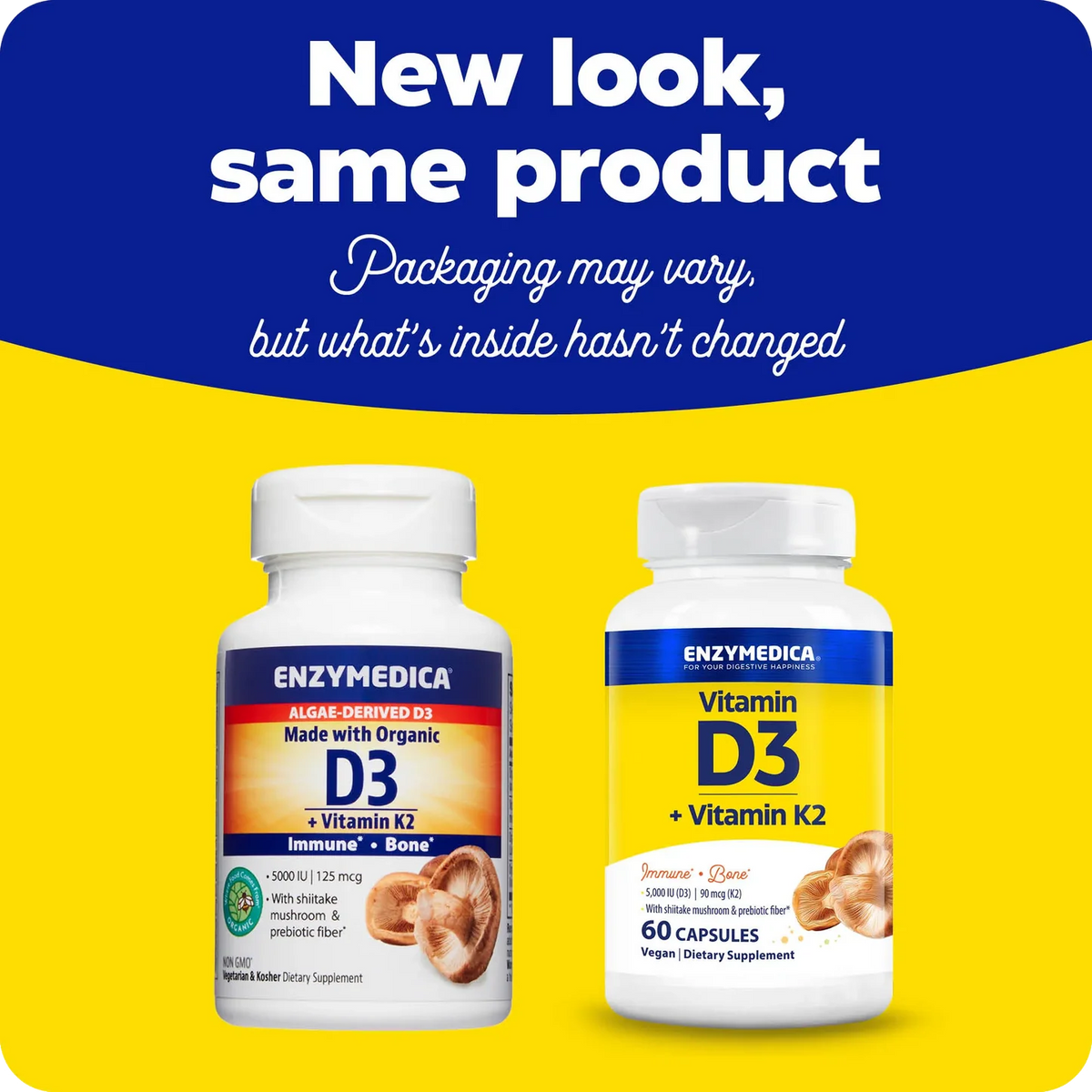 Enzyme Science Vitamin D3 + Vitamin K2