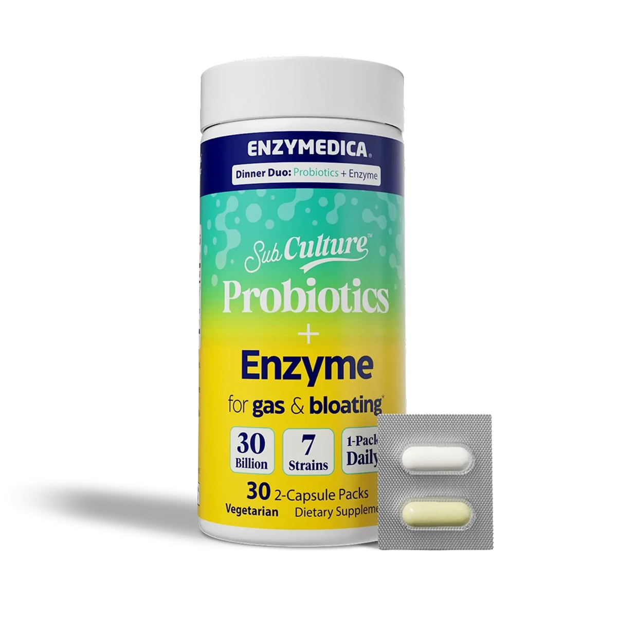 Enzyme Science SubCulture™ Dinner Duo: Probiotics + Enzyme for Gas & Bloating*