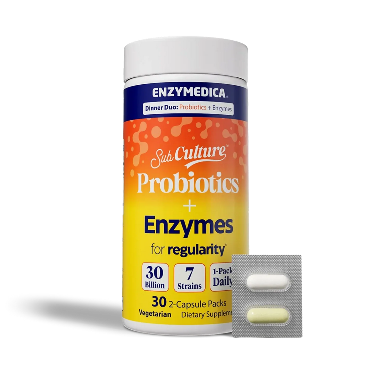 Enzyme Science SubCulture™ Dinner Duo: Probiotics + Enzymes for Regularity*