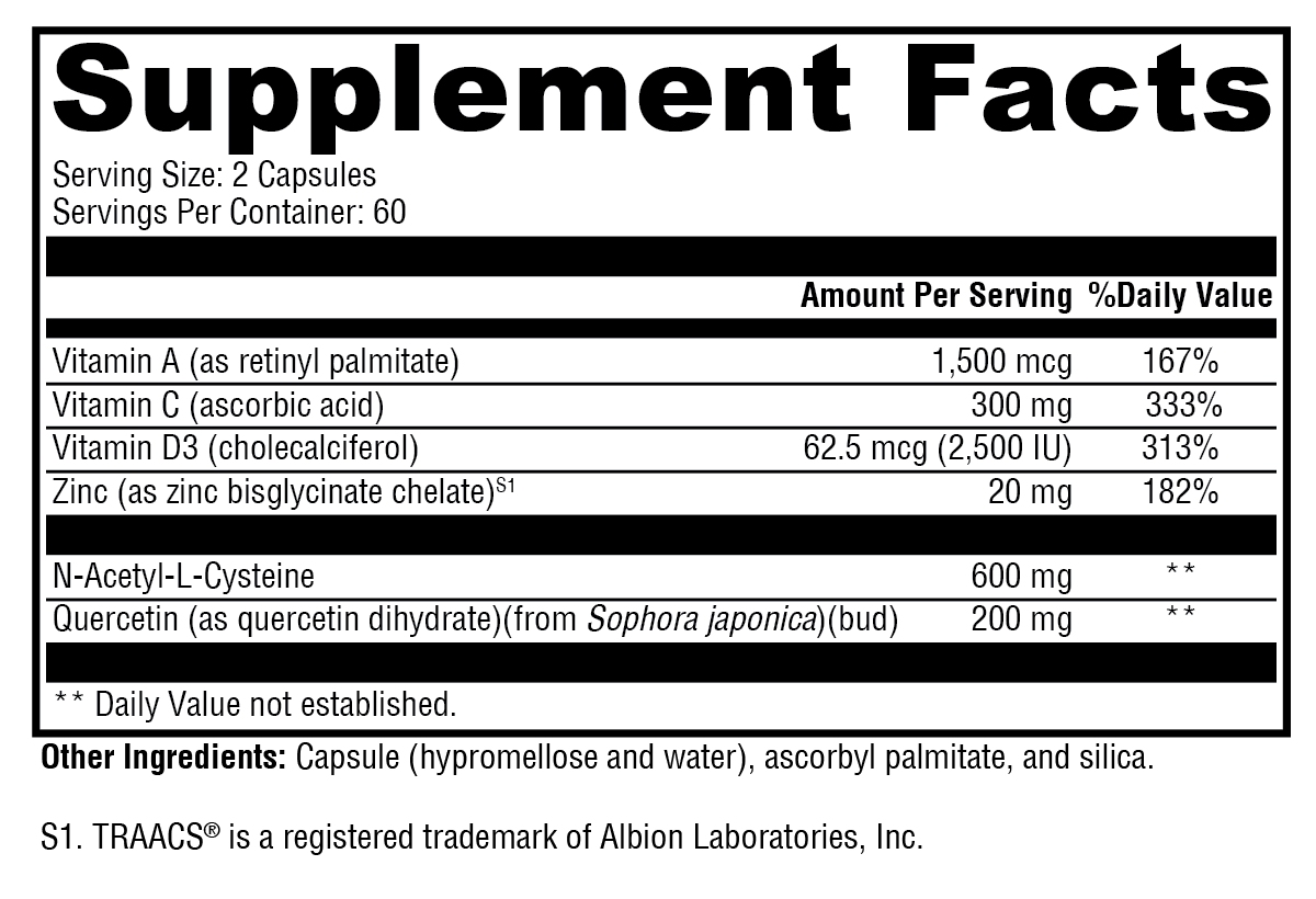 XYMOGEN Immune Essentials™ Daily 120 Capsules