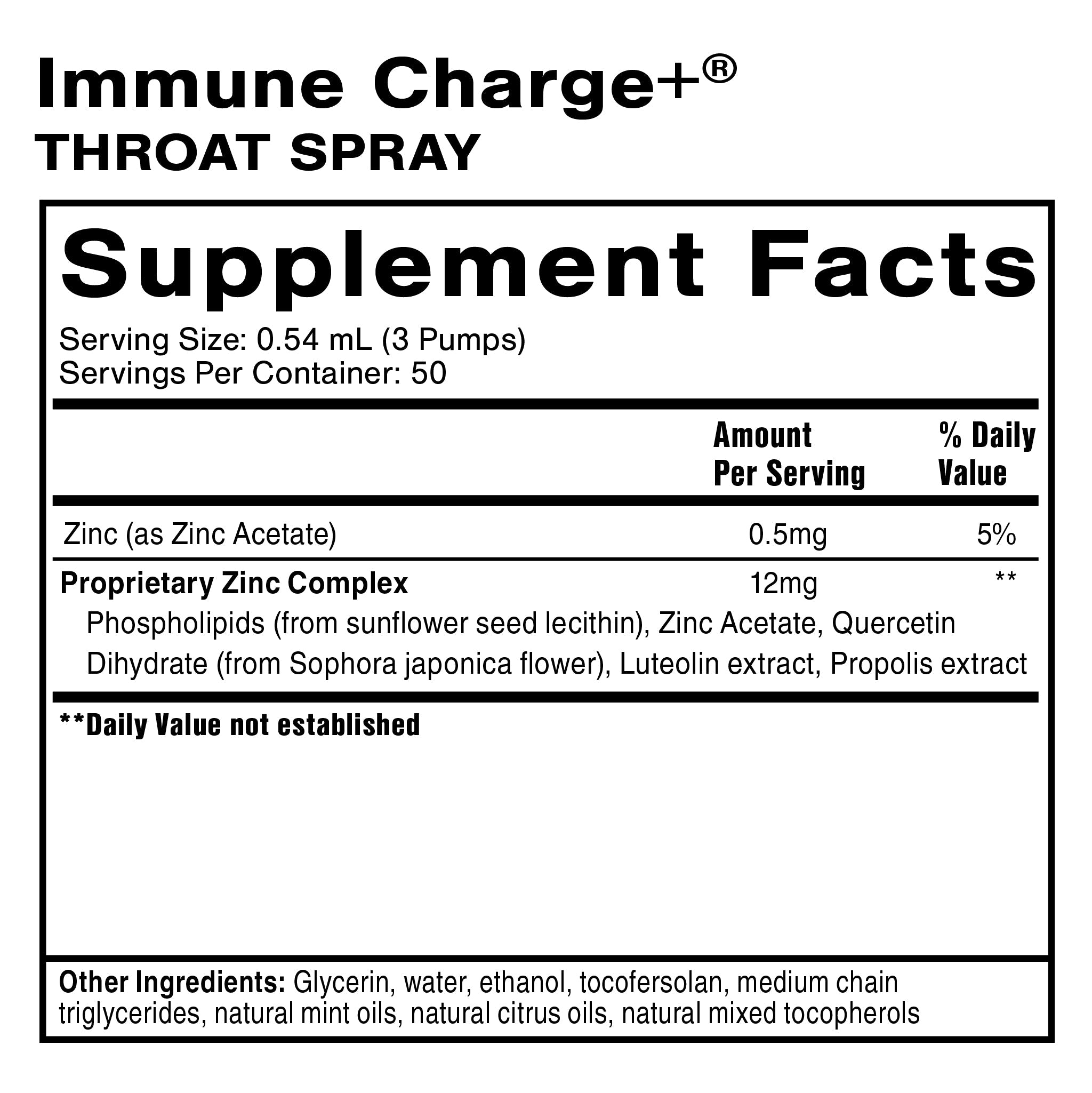 QUICKSILVER Immune Charge+ Throat Spray 9 Pack