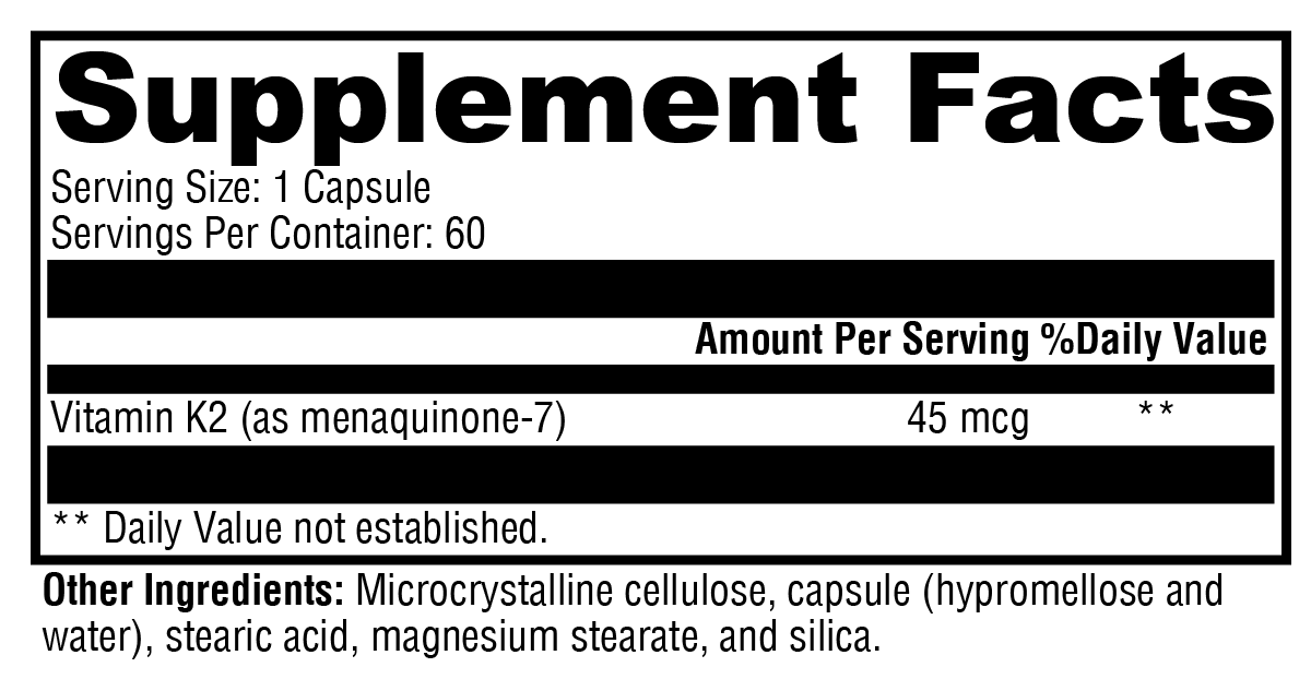 XYMOGEN K2-45 60 Capsules