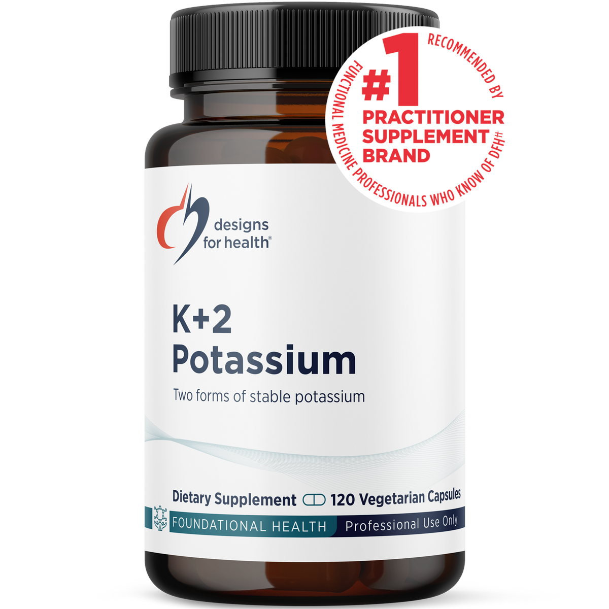 Designs for health K+2 Potassium