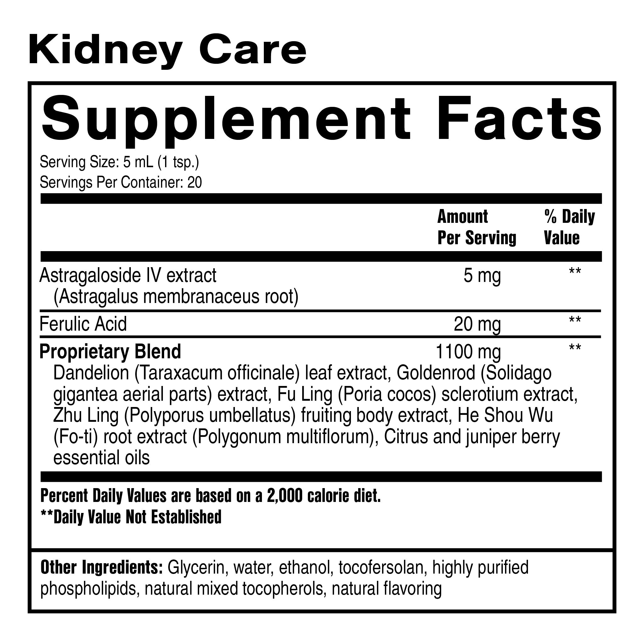 QUICKSILVER Kidney Care 3.38 fl oz