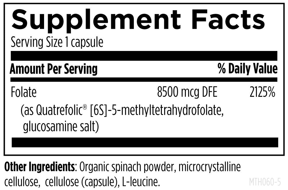 Designs for health L-5-MTHF 8,500 mcg DFE (5 mg)