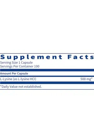SFI HEALTH L-Lysine (500 mg)