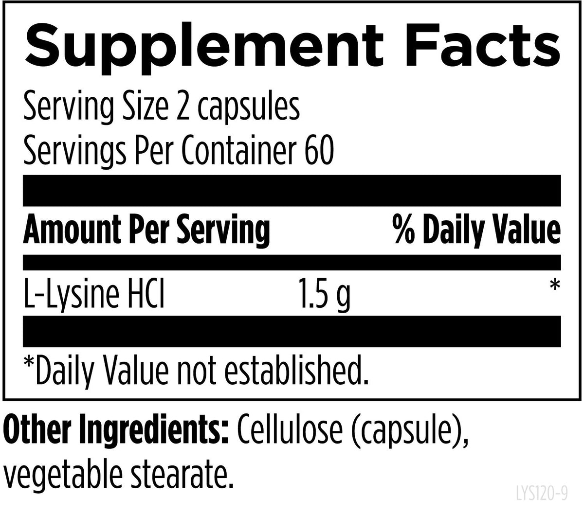 Designs for health L-Lysine
